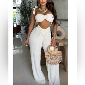 Chic Cream Two-Piece Set